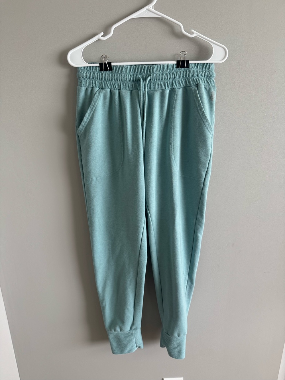 Free People Movement Light Teal Jogger Pants - Comfortable Elastic Waist